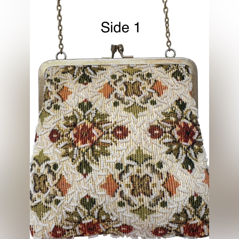 Fine Arts Vintage Beaded Tapestry Evening Bag - Picture 7 of 14